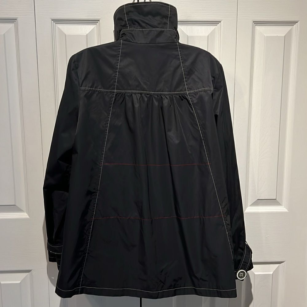 Kristen Blake Black Water Repellent Button Up Jacket Size M - Picture 7 of 14